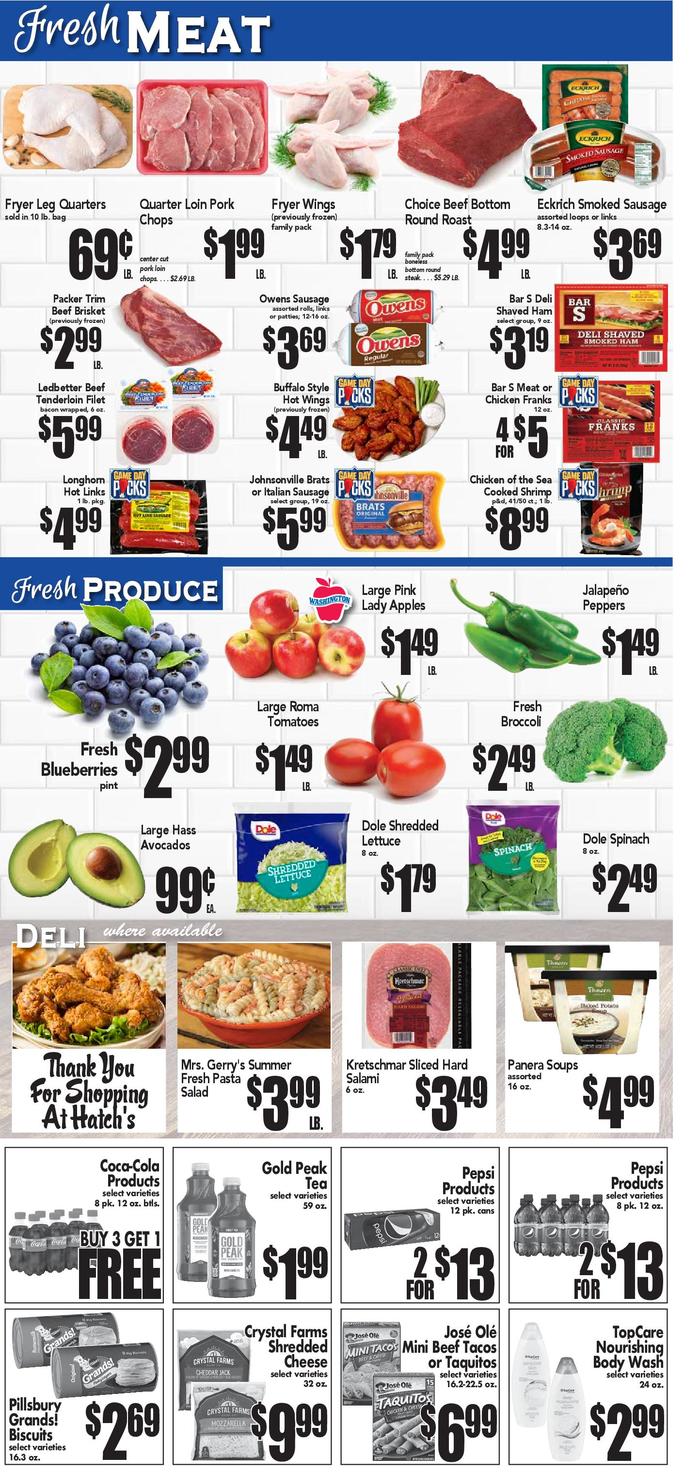 Hatch's Super Foods | Ad Specials